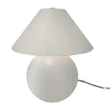 Ceramic Avola Portable Short White Crackle By Justice Design