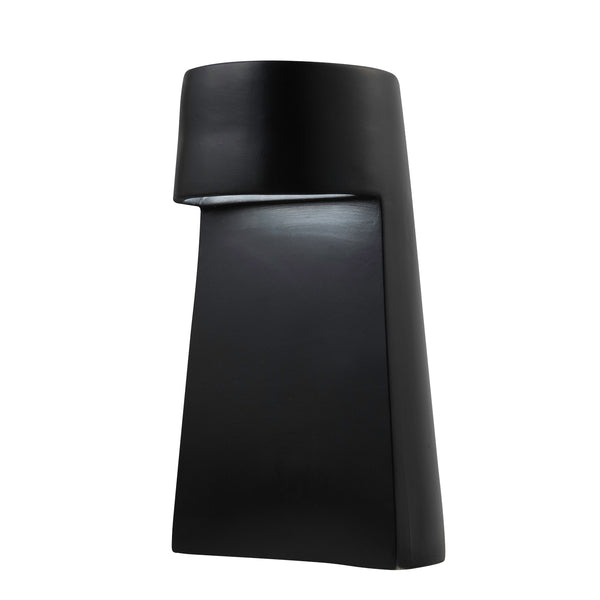 Ceramic Beam Table Lamp Carbon Matte Black By Justice