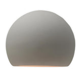 Ceramic Globe ADA Wall Sconce Bisque By Justice Design