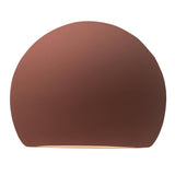 Ceramic Globe ADA Wall Sconce Canyon Clay By Justice Design