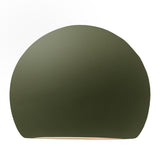 Ceramic Globe ADA Wall Sconce Pewter Green By Justice Design