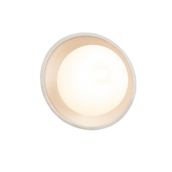 Ceramic LED Mini Coupe Wall Sconce Matte White By Justice