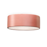 Ceramic LED Short Round Flushmount Gloss Blush By Justice