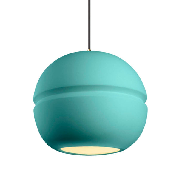 Ceramic Large Sphere Pendant Reflecting Pool By Justice