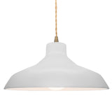 Ceramic Loft 1 Light Pendant Large Bisque By Justice Design