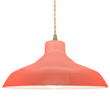 Ceramic Loft 1 Light Pendant Large Gloss Blush By Justice Design