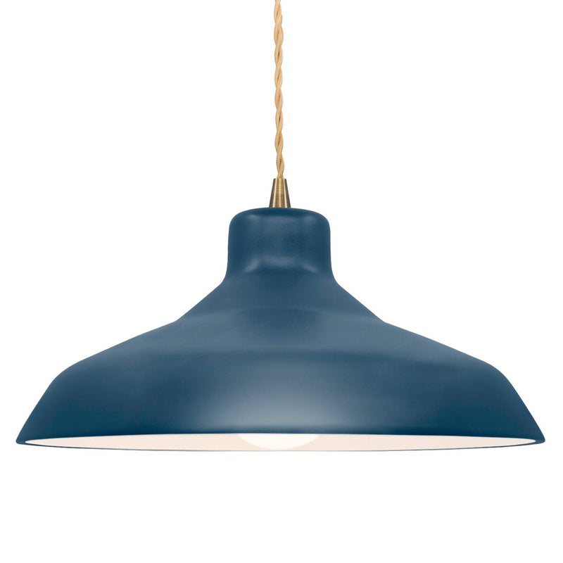 Ceramic Loft 1 Light Pendant Large Midnight Sky By Justice Design