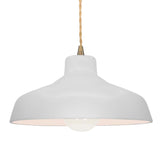 Ceramic Loft 1 Light Pendant Small Bisque By Justice Design