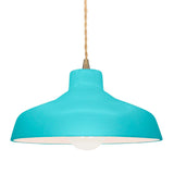 Ceramic Loft 1 Light Pendant Small Reflecting Pool By Justice Design
