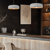 Ceramic Medium Spire Pendant by Justice Design in Restaurant