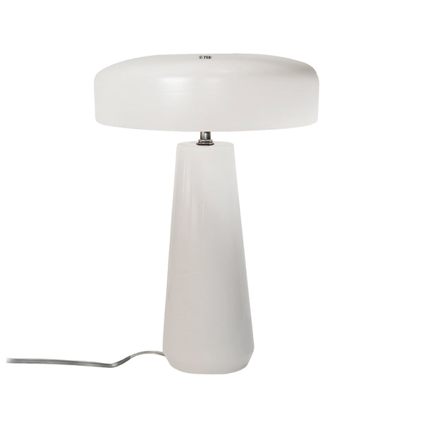 Cerami Spire Table Lamp Bisque By Justice