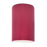 Ceramic small ADA Cylinder Wall Sconce Cerise By Justice