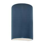 Ceramic small ADA Cylinder Wall Sconce Midnight sky By Justice
