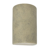 Ceramic small ADA Cylinder Wall Sconce Navarro Sand By Justice