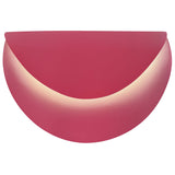 Cerise Ceramic Petal ADA LED Wall Sconce by Justice Design