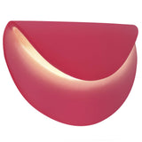 Cerise Ceramic Petal ADA LED Wall Sconce by Justice Design