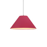 Cerise Avola Small Ceramic Pendant by Justice Design