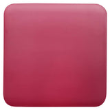 Cerise Ceramic Small Square Backlit ADA Color Selectable Wall Sconce by Justice Design