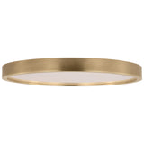 Cerne Flush Mount Extra Large Natural Brass By Visual Comfrot Modern - Side View