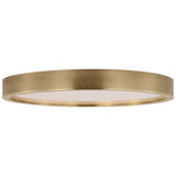 Cerne Flush Mount Large Natural Brass By Visual Comfrot Modern