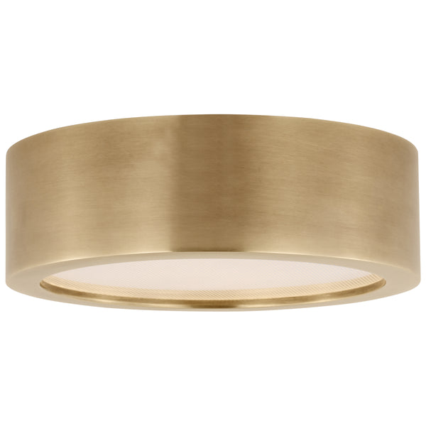 Cerne Flush Mount Mini Natural Brass By Visual Comfrot Modern - Front View