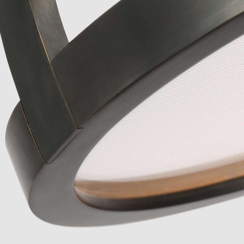 Cerne Semi Flush Mount Dark Bronze By Visual Comfort Modern - Detailed View1