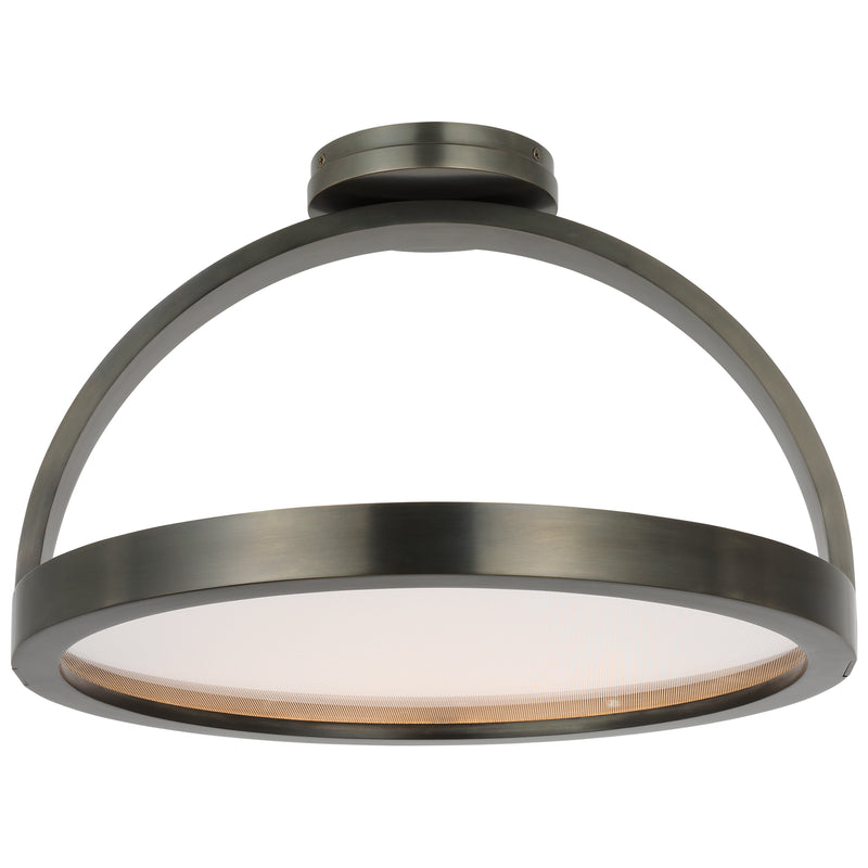 Cerne Semi Flush Mount Dark Bronze By Visual Comfort Modern