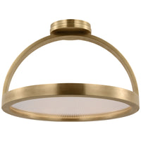 Cerne Semi Flush Mount Natural Brass By Visual Comfort Modern