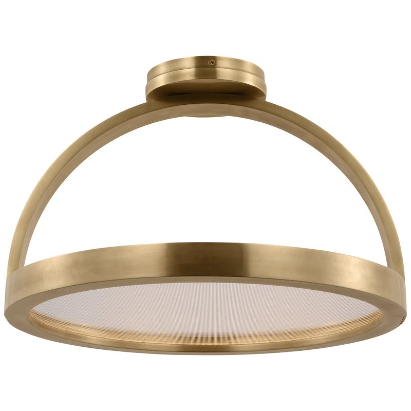 Cerne Semi Flush Mount Natural Brass By Visual Comfort Modern