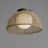 Cestino Flush Mount Antique Bronze by Maxim Lighting