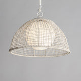 Cestino Pendant Weathered White by Maxim Lighting