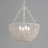 Cestino Pendant Weathered White by Maxim Lighting