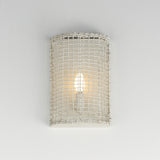 Cestino Wall Sconce Weathered White by Maxim Lighting
