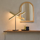 Champagne Gold Konnect Table Lamp by Seed Design