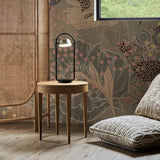 Champagne Gold Olo Ring Table Lamp by Seed Design in Living Room
