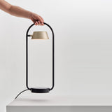 Champagne Gold Olo Ring Table Lamp by Seed Design