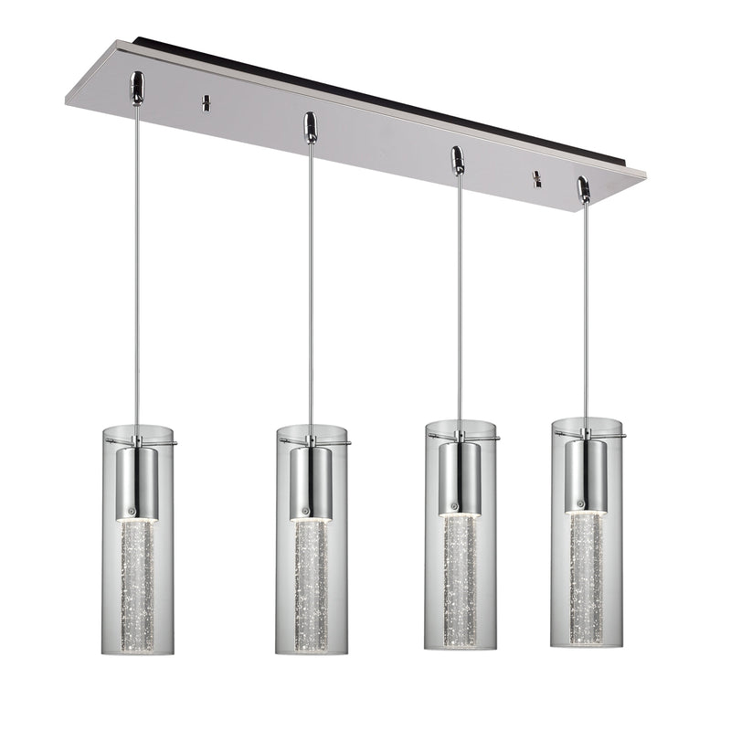 Champagne Multilight Pendant — 25 Inch, 4