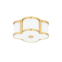 Chandler Flush Mount - 12.5 Inch - Aged Brass by Hudson Valley