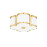 Chandler Flush Mount - 12.5 Inch - Aged Brass by Hudson Valley