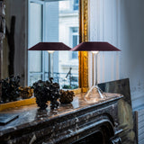 Chapeaux Table Lamp By Foscarini Dark Red Lifestyle View