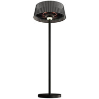 Charcoal Grey Vellura Floor Heater by Eurofase Heating
