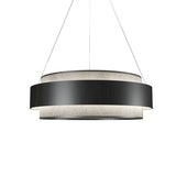 Charcoal Petra Pendant with Slate Accent by Accord
