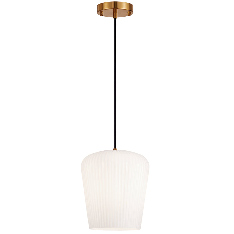 Charismo Pendant Light Aged Gold Brass By Matteo