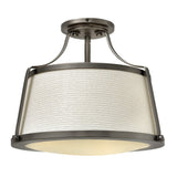Charlotte Medium Semi-Flush Mount - Antique Nickel - by Hinkley