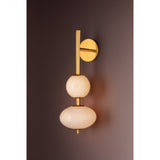Charoite Wall Sconce by Corbett