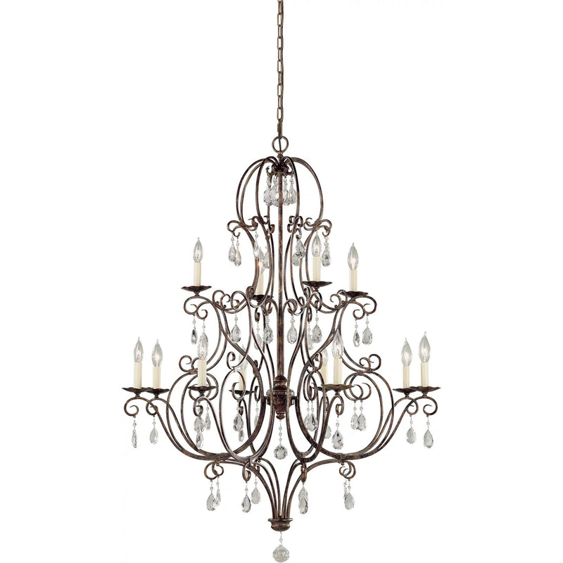 Chateau Chandelier — Large, Mocha Bronze