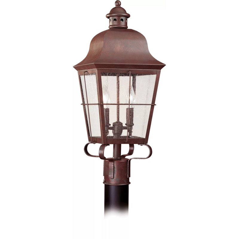 Chatham Post Lantern — Weathered Copper
