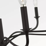 Chatsworth Chandelier Medium Aged Iron By Visual Comfort Studio - Detailed View1