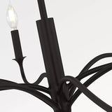 Chatsworth Chandelier Medium Aged Iron By Visual Comfort Studio - Detailed View2