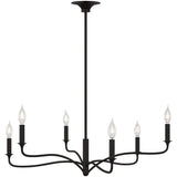 Chatsworth Chandelier Small Aged Iron By Visual Comfort Studio
